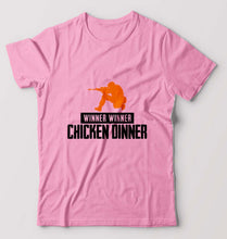 Load image into Gallery viewer, PUBG Winner Winner Chicken Dinner T-Shirt for Men-Light Baby Pink-Ektarfa.online