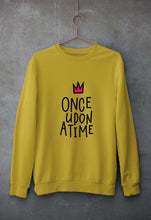Load image into Gallery viewer, Once Upon a Time Unisex Sweatshirt for Men/Women-Mustard Yellow-Ektarfa.online