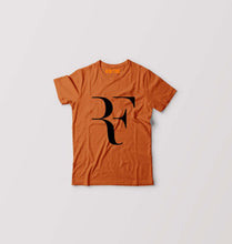 Load image into Gallery viewer, Roger Federer(RF) Kids T-Shirt for Boy/Girl-Orange-Ektarfa.online