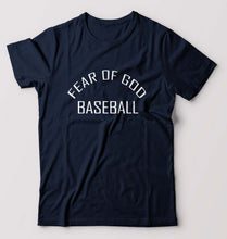 Load image into Gallery viewer, Fear of God Baseball T-Shirt for Men-Navy Blue-Ektarfa.online