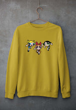 Load image into Gallery viewer, Powerpuff Girls Unisex Sweatshirt for Men/Women-Mustard Yellow-Ektarfa.online
