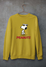 Load image into Gallery viewer, Peanuts Snoopy Unisex Sweatshirt for Men/Women-Mustard Yellow-Ektarfa.online
