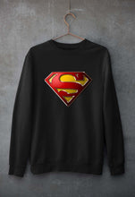 Load image into Gallery viewer, Superman Superhero Unisex Sweatshirt for Men/Women-Black-Ektarfa.online