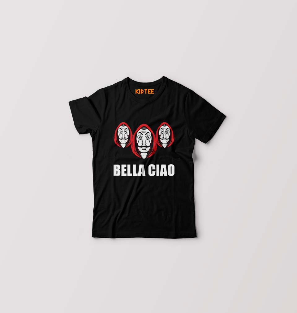 Money Heist Bella Ciao T Shirt for Boy Kids T Shirt Online India