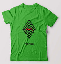 Load image into Gallery viewer, Twin Peaks T-Shirt for Men-flag green-Ektarfa.online