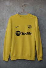 Load image into Gallery viewer, Barcelona 2022-23 Unisex Sweatshirt for Men/Women-Mustard yellow-Ektarfa.online