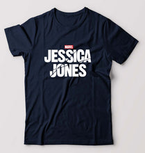 Load image into Gallery viewer, Jessica Jones T-Shirt for Men-Navy Blue-Ektarfa.online