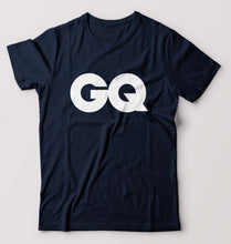 Load image into Gallery viewer, GQ Magazine T-Shirt for Men-Navy Blue-Ektarfa.online