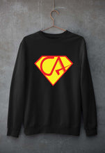 Load image into Gallery viewer, Chartered Accountants(CA) Unisex Sweatshirt for Men/Women-Black-Ektarfa.online