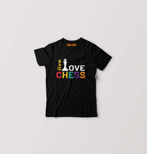 Load image into Gallery viewer, Chess Love T-Shirt for Boy/Girl-Black-Ektarfa.online