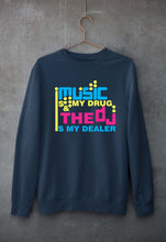 Load image into Gallery viewer, Music Unisex Sweatshirt for Men/Women-Navy Blue-Ektarfa.online