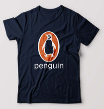 Load image into Gallery viewer, Penguin T-Shirt for Men-Navy Blue-Ektarfa.online