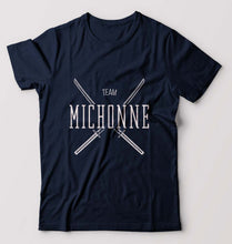 Load image into Gallery viewer, Team Michonne T-Shirt for Men-Navy Blue-Ektarfa.online