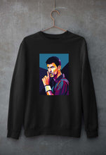 Load image into Gallery viewer, Novak Djokovic Tennis Unisex Sweatshirt for Men/Women-Black-Ektarfa.online