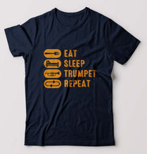 Load image into Gallery viewer, Trumpet T-Shirt for Men-Navy Blue-Ektarfa.online