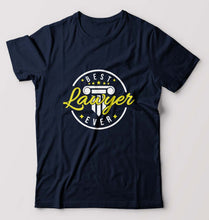Load image into Gallery viewer, Best Lawyer T-Shirt for Men-Navy Blue-Ektarfa.online