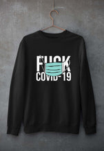 Load image into Gallery viewer, Fuck Covid Unisex Sweatshirt for Men/Women-Black-Ektarfa.online