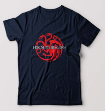 Load image into Gallery viewer, House of the Dragon T-Shirt for Men-Navy Blue-Ektarfa.online