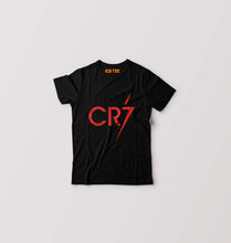 Load image into Gallery viewer, Cristiano Ronaldo CR7 Kids T-Shirt for Boy/Girl-Black-Ektarfa.online