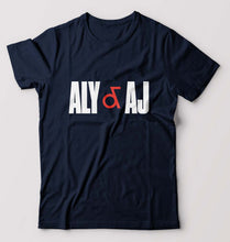 Load image into Gallery viewer, Aly & AJ T-Shirt for Men-Navy Blue-Ektarfa.online