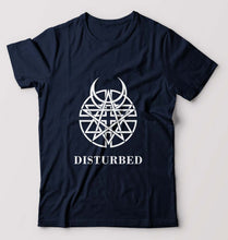 Load image into Gallery viewer, Disturbed T-Shirt for Men-Navy Blue-Ektarfa.online