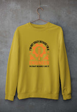 Load image into Gallery viewer, Crazy Engineer Unisex Sweatshirt for Men/Women-Mustard Yellow-Ektarfa.online