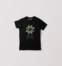 Load image into Gallery viewer, FIFA World Cup Qatar 2022 Kids T-Shirt for Boy/Girl-Black-Ektarfa.online
