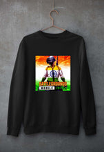Load image into Gallery viewer, Battlegrounds Mobile India (BGMI) Unisex Sweatshirt for Men/Women-Black-Ektarfa.online