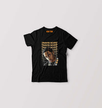 Load image into Gallery viewer, Travis Scott Kids T-Shirt for Boy/Girl-Black-Ektarfa.online