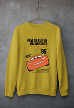 Load image into Gallery viewer, Lightning McQueen Unisex Sweatshirt for Men/Women-Mustard Yellow-Ektarfa.online