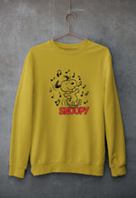 Load image into Gallery viewer, Peanuts Snoopy Unisex Sweatshirt for Men/Women-Mustard Yellow-Ektarfa.online