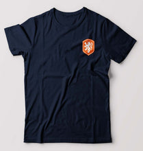 Load image into Gallery viewer, Netherlands Football T-Shirt for Men-Navy Blue-Ektarfa.online