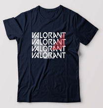 Load image into Gallery viewer, Valorant T-Shirt for Men-Navy Blue-Ektarfa.online