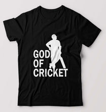 Load image into Gallery viewer, Sachin Tendulkar God T-Shirt for Men-Black-Ektarfa.online