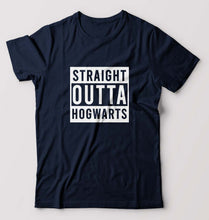 Load image into Gallery viewer, Harry Potter Hogwarts T-Shirt for Men-Navy Blue-Ektarfa.online