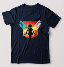 Load image into Gallery viewer, Attack on Titan T-Shirt for Men-Navy Blue-Ektarfa.online