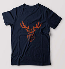 Load image into Gallery viewer, Deer T-Shirt for Men-Navy Blue-Ektarfa.online