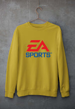 Load image into Gallery viewer, EA Sports Unisex Sweatshirt for Men/Women-Mustard Yellow-Ektarfa.online