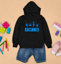 Load image into Gallery viewer, Swim Kids Hoodie for Boy/Girl-Black-Ektarfa.online
