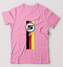 Load image into Gallery viewer, Sebastian Vettel F1 T-Shirt for Men-Light Baby Pink-Ektarfa.online