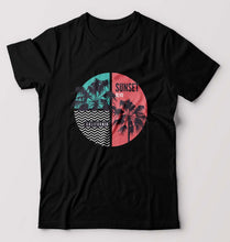 Load image into Gallery viewer, Sunset California T-Shirt for Men-Black-Ektarfa.online