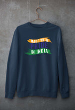 Load image into Gallery viewer, Made in India Unisex Sweatshirt for Men/Women-Navy Blue-Ektarfa.online