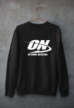 Load image into Gallery viewer, optimum nutrition (ON) Unisex Sweatshirt for Men/Women-Black-Ektarfa.online