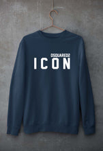 Load image into Gallery viewer, DSQUARED - ICON Unisex Sweatshirt for Men/Women-Navy Blue-Ektarfa.online