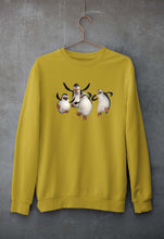 Load image into Gallery viewer, Penguins of Madagascar Unisex Sweatshirt for Men/Women-Mustard Yellow-Ektarfa.online