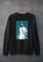 Load image into Gallery viewer, Novak Djokovic Tennis Unisex Sweatshirt for Men/Women-Black-Ektarfa.online
