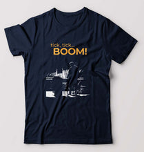 Load image into Gallery viewer, Tick Tick Boom T-Shirt for Men-Navy Blue-Ektarfa.online
