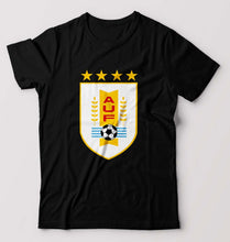 Load image into Gallery viewer, Uruguay Football T-Shirt for Men-Black-Ektarfa.online