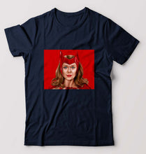 Load image into Gallery viewer, Scarlet Witch Wanda T-Shirt for Men-Navy Blue-Ektarfa.online