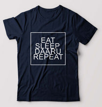 Load image into Gallery viewer, Daaru T-Shirt for Men-Navy Blue-Ektarfa.online